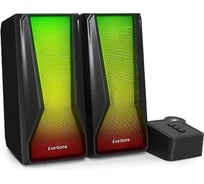 Акустическая система ExeGate Color Box 2.0 Accord 230 питание USB,Bluetooth, 2x3Вт 6Вт RMS, 60-20000Гц, цвет черный, RGB подсветка 289687