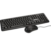 Комплект ExeGate Professional Standard Combo MK120-OEM клавиатура влагозащищенная 104кл + мышь оптическая 1000dpi, 3 кнопки и колесо прокрутки, USB, длина кабел 287139