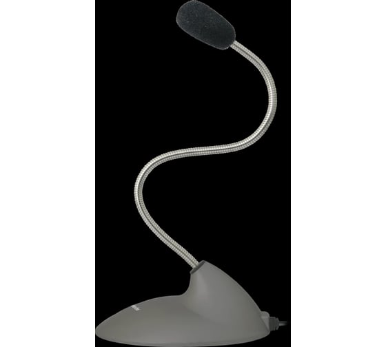 Микрофон компьютерный Defender MIC-111 серый, кабель 1,5 м 64111