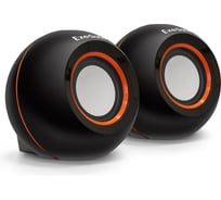 Акустическая система ExeGate 2.0 Disco 180 питание USB, 2x3Вт 6Вт RMS, 100-20000Гц, черный, Color Box 287053