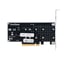 Переходник ExeGate EXE-597E2 2 x M.2 M key - PCI-E x8 v3.0, для установки двух SSD M.2 2230/2242/2260/2280/22110 M key NGFF в слот PCI-E 298298 4