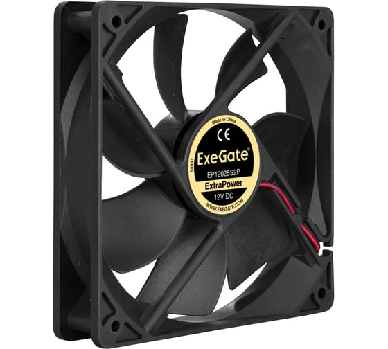 Вентилятор ExeGate ExtraPower EP12025S2P подшипник скольжения 2pin 1600RPM 26dBA 283385