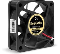 Вентилятор ExeGate 12В DC ExtraSilent ES06015S2P 60x60x15 мм, Sleeve bearing подшипник скольжения, 2pin, 2500RPM, 17dBA 299859