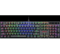 Механическая клавиатура Redragon Apas RU, RGB, черная, тонкая, 104кн 78118