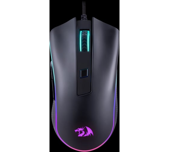 Проводная игровая мышь Redragon Cypher черный, RGB, 6 кнопок, 12800dpi 72075