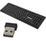 Клавиатура беспроводная бесшумная SONNEN USB, 104 клавиши, 1065, черная,513951 8