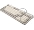 Клавиатура проводная SONNEN USB, 102+98 клавиш, LED-подсветка, K620, слоновая кость/серая 513950 6