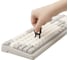 Клавиатура проводная SONNEN USB, 102+98 клавиш, LED-подсветка, K620, слоновая кость/серая 513950 15