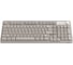 Клавиатура проводная SONNEN USB, 102+98 клавиш, LED-подсветка, K620, слоновая кость/серая 513950 19