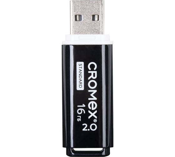 Флеш-диск Cromex Standard USB 2.0 16 ГБ, черный 514158