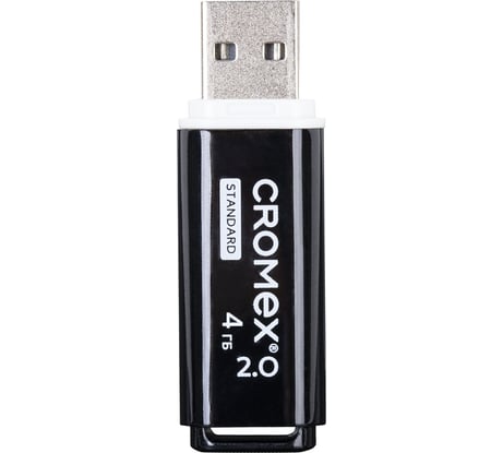 Флеш-диск Cromex Standard USB 2.0 4 ГБ, черный 514156