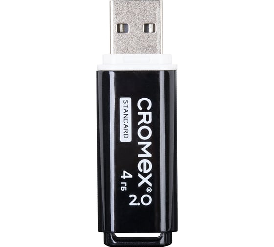 Флеш-диск Cromex Standard USB 2.0 4 ГБ, черный 514156