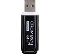 Флеш-диск Cromex Standard USB 2.0 64 ГБ, черный 514160