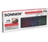 Клавиатура проводная SONNEN USB, 104 плоские клавиши, LED-подсветка, K308, черная, 513947 10