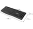 Клавиатура проводная бесшумная SONNEN USB, 104 клавиши, JK-205, черная, 513949 7