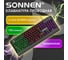 Клавиатура проводная SONNEN USB, 104 клавиши, LED-подсветка, K305, черная, 513948 4