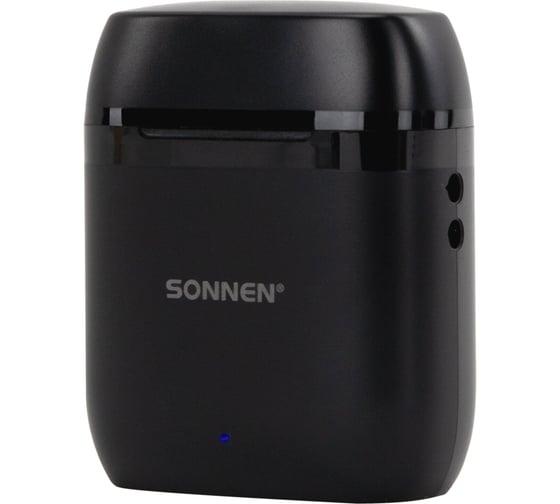 Наушники беспроводные SONNEN TWS вкладыши с микрофоном EP-BH10B, bluetooth 5.3, черные, 514122