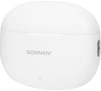 Наушники беспроводные SONNEN TWS внутриканальные, ANC+ENC, PREMIUM EP-BH34W, BT 5.3, белые, 514124