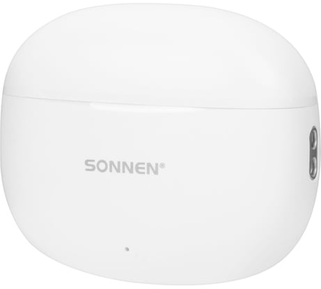 Наушники беспроводные SONNEN TWS внутриканальные, ANC+ENC, PREMIUM EP-BH34W, BT 5.3, белые, 514124