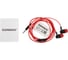 Наушники проводные внутриканальные с микрофоном SONNEN EP-H47RB, 1.1 м, красно-черные, 514129 3