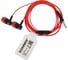 Наушники проводные внутриканальные с микрофоном SONNEN EP-H47RB, 1.1 м, красно-черные, 514129 4