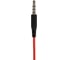 Наушники проводные внутриканальные с микрофоном SONNEN EP-H47RB, 1.1 м, красно-черные, 514129 6