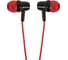Наушники проводные внутриканальные с микрофоном SONNEN EP-H47RB, 1.1 м, красно-черные, 514129 9