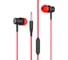 Наушники проводные внутриканальные с микрофоном SONNEN EP-H47RB, 1.1 м, красно-черные, 514129 11