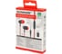 Наушники проводные внутриканальные с микрофоном SONNEN EP-H47RB, 1.1 м, красно-черные, 514129 13
