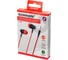 Наушники проводные внутриканальные с микрофоном SONNEN EP-H47RB, 1.1 м, красно-черные, 514129 14
