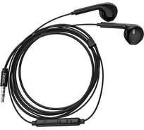 Проводные наушники-вставки с микрофоном M55 Black, Hoco 6957531099949