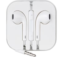 Проводные наушники-вставки с микрофоном M1 White для Apple, Hoco 6957531032700