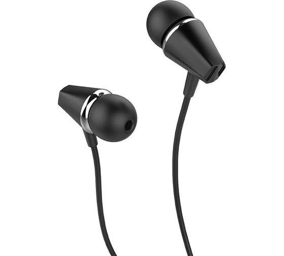 Проводные наушники-вставки с микрофоном M34 Black, Hoco 6957531078456