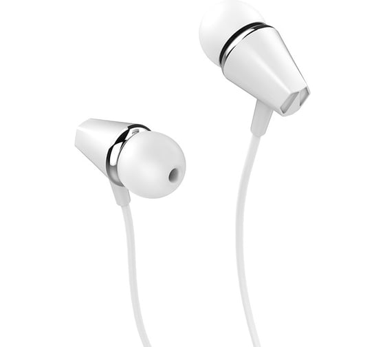 Проводные наушники-вставки с микрофоном M34 White, Hoco 6957531078463
