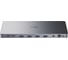 Док-станция Cudy CS700 13 в 1 для двух мониторов 4K с портом USB-C 10 Гбит/с и блоком питания 150 Вт 10000151896 1