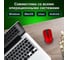 Мышь беспроводная SONNEN V99, USB, 800/1200/1600 dpi, 4 кнопки, оптическая, красная 513529 9