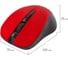 Мышь беспроводная с бесшумным кликом SONNEN V18, USB, 800/1200/1600 dpi, 4 кнопки, красная 513516 14