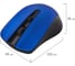 Мышь беспроводная SONNEN V99, USB, 800/1200/1600 dpi, 4 кнопки, оптическая, синяя 513530 15