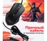Мышь проводная игровая SONNEN I3, пластик, 6 кнопок, 800-2400 dpi, LED-подсветка, черная 513523 6