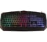 Клавиатура проводная игровая SONNEN Q9M, USB, 104 клавиши+10 мультимедийных; RGB, черная 513511 7
