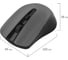 Мышь беспроводная SONNEN V99, USB, 800/1200/1600 dpi, 4 кнопки, оптическая, серая 513528 14