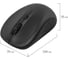 Мышь беспроводная SONNEN V111, USB, 800/1200/1600 dpi, 4 кнопки, оптическая, черная 513518 15