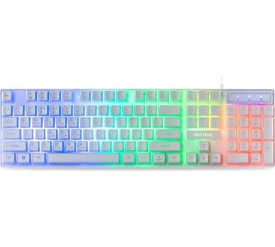 Клавиатура игровая мультимедийная Smartbuy RUSH Nucleus USB белая ()/20 SBK-320G-W