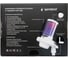 Микрофон конденсаторный Gembird подсветка RGB, шумоподавление, настольный держатель, белый M-01NW 9