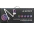 Микрофон конденсаторный Gembird подсветка RGB, шумоподавление,микрофонная стойка (пантограф), белый M-02NW 6