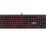 Механическая клавиатура DEFENDER Quest GK-596 RU, черный, 104кн, SNK красные 45596 1