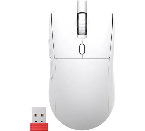 Беспроводная игровая мышь DEFENDER Stone GM-551 белый, 6кн, 7200dpi, 3в1, 400mAh 52554