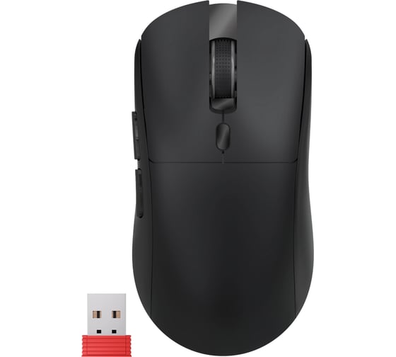 Беспроводная игровая мышь DEFENDER Stone GM-551 черный, 6кн, 7200dpi, 3в1, 400mAh 52551