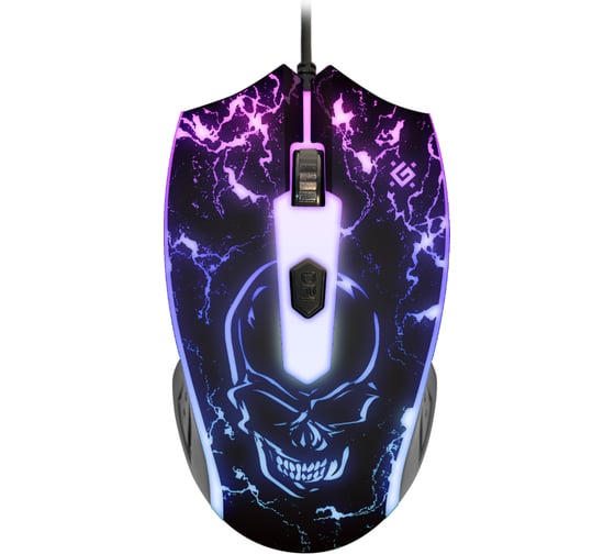 Проводная игровая мышь DEFENDER Overmatch GM-069 оптика, 4кнопки, 2400dpi 52069