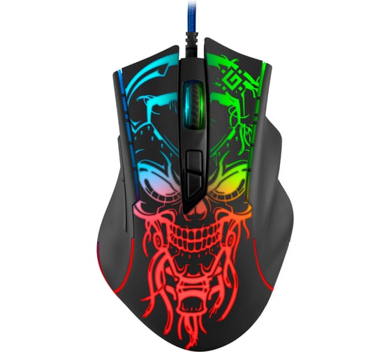Проводная игровая мышь DEFENDER Bulletstorm GM-928 7 кнопок, 7200dpi 52928